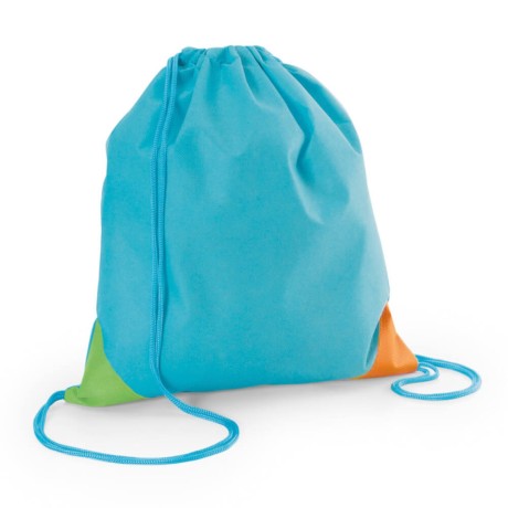 PRODUTOS SEM PERSONALIZAÇÃO BOLSAS, MOCHILAS E SACOCHILAS SACOCHILA NON WOVEN MODELO BISSAYA 80G AZUL 10 un.
