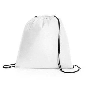 PRODUTOS SEM PERSONALIZAÇÃO BOLSAS, MOCHILAS E SACOCHILAS SACOCHILA NON WOVEN MODELO BOXP 80G BRANCA 5 un.