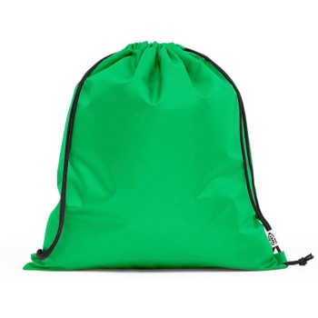 PRODUTOS SEM PERSONALIZAÇÃO BOLSAS, MOCHILAS E SACOCHILAS SACOCHILA RPET MODELO PEMBA 190T VERDE 1 un.