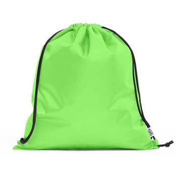 PRODUTOS SEM PERSONALIZAÇÃO BOLSAS, MOCHILAS E SACOCHILAS SACOCHILA RPET MODELO PEMBA 190T VERDE CLARA 10 un.