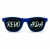 ÓCULOS PERSONALIZADOS PLÁSTICO MODELO RAYBAN AZUL