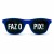 ÓCULOS PERSONALIZADOS PLÁSTICO MODELO RAYBAN AZUL