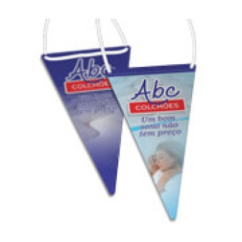 OFERTAS DE NATAL BANDEIROLAS Colorido frente e verso - 20 un.