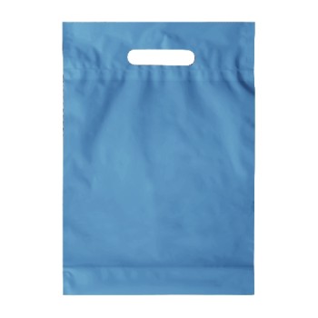 OUTLET ZAP SEM PERSONALIZAÇÃO SACOLAS PLÁSTICA BOCA VAZADA AZUL 400X500MM 10 un.