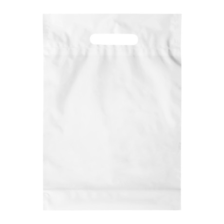 OUTLET ZAP SEM PERSONALIZAÇÃO SACOLAS PLÁSTICA BOCA VAZADA BRANCA 400X500MM 1 un.