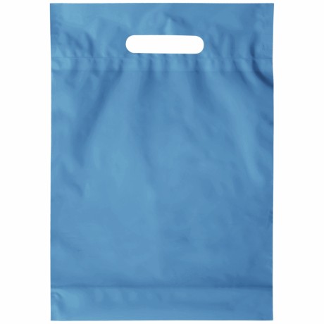 SACOLAS PLÁSTICA BOCA VAZADA AZUL 400X500MM SEM PERSONALIZAÇÃO 50 un.