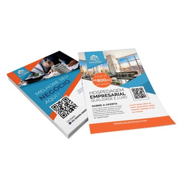 PANFLETOS, FLYERS E FOLHETOS APERGAMINHADO  90G 150X210MM Colorido frente e verso - 250 un.