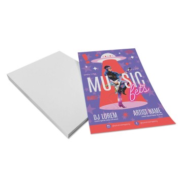 PANFLETOS, FLYERS E FOLHETOS APERGAMINHADO 150G 150X105MM Colorido frente - 250 un.
