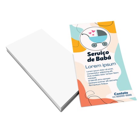 PANFLETOS, FLYERS E FOLHETOS APERGAMINHADO 180G 100X210MM Colorido frente - 50 un.