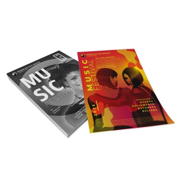 PANFLETOS, FLYERS E FOLHETOS APERGAMINHADO 180G 150X105MM Colorido frente e preto e branco verso - 500 un.