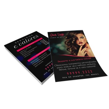 PANFLETOS, FLYERS E FOLHETOS APERGAMINHADO 180G 150X210MM Colorido frente e verso - 250 un.