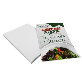 PANFLETOS, FLYERS E FOLHETOS APERGAMINHADO 180G 300X210MM Colorido frente - 250 un.