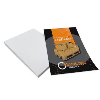 PANFLETOS, FLYERS E FOLHETOS COUCHÊ 115G SEM VERNIZ 150X200MM Colorido frente - 2500 un.