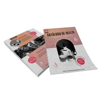 PANFLETOS, FLYERS E FOLHETOS RECICLATO 90G 300X420MM Colorido frente e verso - 300 un.