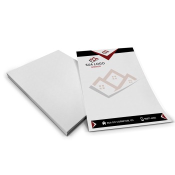 PAPEL TIMBRADO APERGAMINHADO 150G 150X210MM Colorido frente - 5000 un.