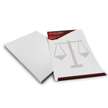 PAPEL TIMBRADO APERGAMINHADO 150G 150X210MM Colorido frente - 2500 un.