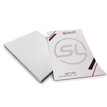 PAPEL TIMBRADO APERGAMINHADO 150G 150X210MM Colorido frente - 500 un.