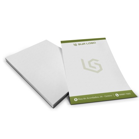 PAPEL TIMBRADO APERGAMINHADO 150G 210X300MM Colorido frente - 5000 un.