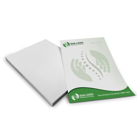 PAPEL TIMBRADO APERGAMINHADO 150G 210X300MM Colorido frente - 1000 un.