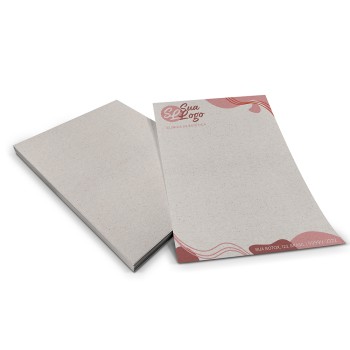 PAPEL TIMBRADO RECICLATO 90G 150X105MM Colorido frente - 100 un.