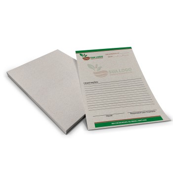 PAPEL TIMBRADO RECICLATO 90G 150X210MM Colorido frente - 250 un.