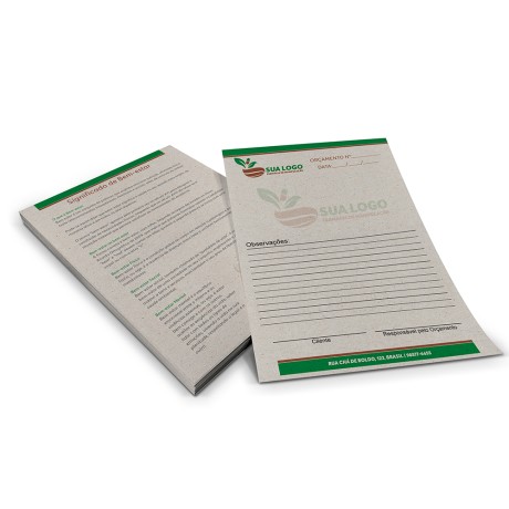 PAPEL TIMBRADO RECICLATO 90G 150X210MM