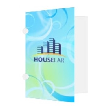 PASTAS COUCHE 275G ORELHA LAMINACAO BRILHO Colorido frente - 25 un.