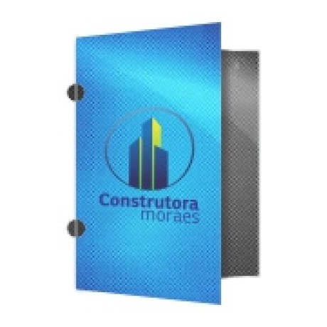 PASTAS COUCHÊ 275G ORELHA VERNIZ UV TOTAL FRENTE Colorido frente e preto e branco verso - 25 un.