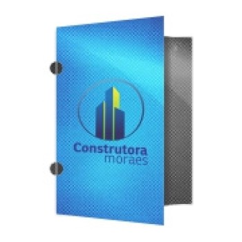 PASTAS COUCHÊ 275G ORELHA VERNIZ UV TOTAL FRENTE Colorido frente e preto e branco verso - 25 un.