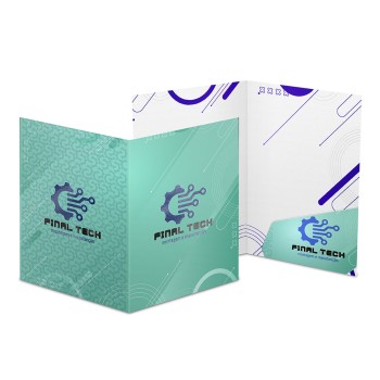 PASTAS COUCHÊ 300G BOLSA COLADA LAM FOSCA FR E VERNIZ LOCALIZADO FR Colorido frente e verso - 500 un.