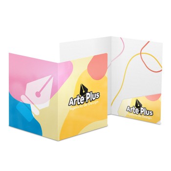 PASTAS COUCHÊ 300G BOLSA COLADA VERNIZ UV TOTAL FRENTE Colorido frente e verso - 5000 un.