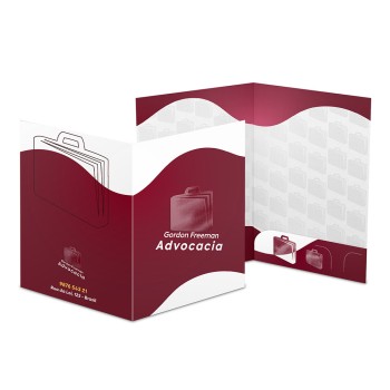PASTAS COUCHÊ 300G BOLSA ESPECIAL LAM FOSCA FR E VERNIZ LOCALIZADO FR Colorido frente e verso - 100 un.