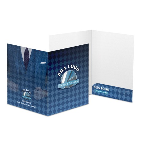 PASTAS COUCHE 300G BOLSA ESPECIAL LAM FOSCA FRENTE E VERNIZ LOCAL FRENTE Colorido frente - 500 un.