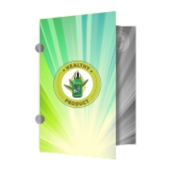 PASTAS COUCHÊ 300G ORELHA LAM HOLOGRÁFICA  FRENTE Colorido frente e preto e branco verso - 5 un.