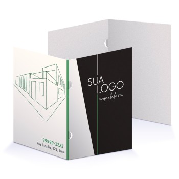 PASTAS SUPREMO 250G ORELHA LAMINAÇÃO FOSCA Colorido frente - 50 un.