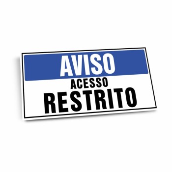 PLACA IMOBILIÁRIA PSAI 1MM 200X100MM Colorido frente - 10 un.
