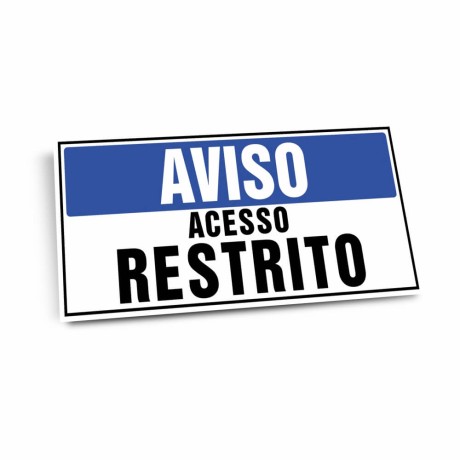 PLACA IMOBILIÁRIA PSAI 1MM 200X100MM Colorido frente - 10 un.