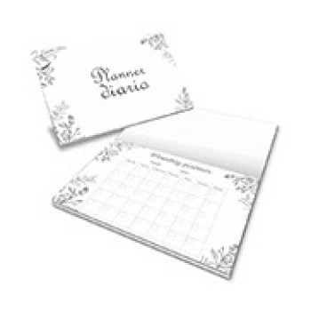 AGENDAS, CADERNOS E APOSTILAS PLANNER CAPA COUCHÊ 300G E MIOLO AP 90G 52 FOLHAS 150X210MM 10 un. - Colorido frente