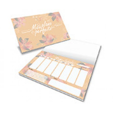 PLANNER 52 FOLHAS 150X210MM Colorido frente - 1 un.