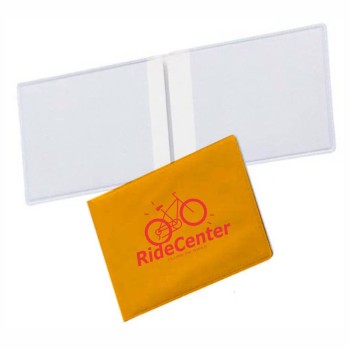 PORTA DOCUMENTOS DUPLO HORIZONTAL AMARELO Preto e branco frente - 5000 un.