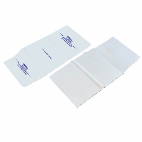 PORTA DOCUMENTOS TRIPLO BRANCO Preto e branco frente - 300 un.