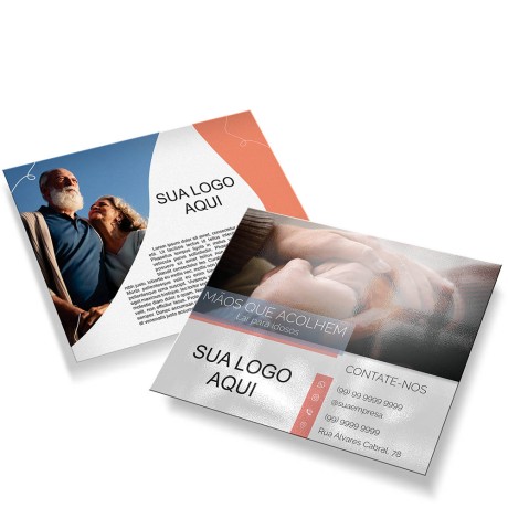 POSTAIS COUCHÊ 250G VERNIZ UV TOTAL F 180X147MM Colorido frente e verso - 2000 un.