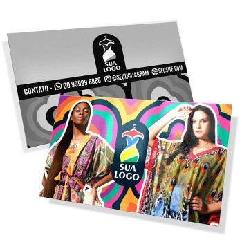 POSTAIS COUCHÊ 250G VERNIZ UV TOTAL F 90X147MM Colorido frente e preto e branco verso - 5000 un.