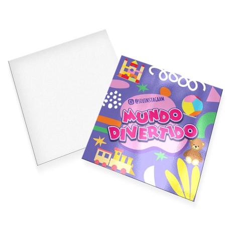 POSTAIS COUCHÊ 250G VERNIZ UV TOTAL F 90X98MM Colorido frente - 5000 un.