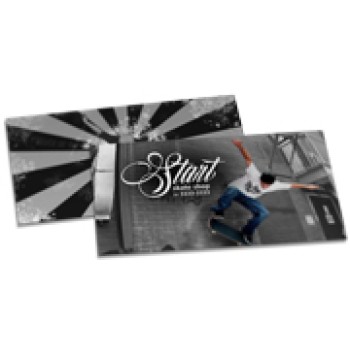 POSTAIS COUCHÊ 275G LAMINAÇÃO FOSCA FR E VR 182X102MM Colorido frente e preto e branco verso - 250 un.