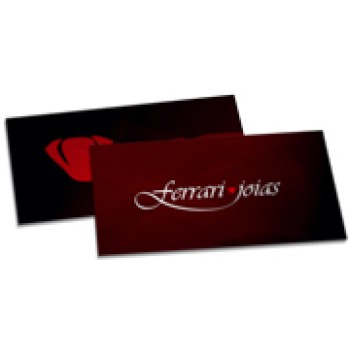 POSTAIS COUCHÊ 275G LAMINAÇÃO FOSCA FR E VR 182X102MM Colorido frente e verso - 50 un.