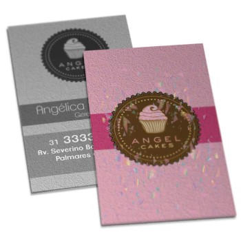 POSTAIS COUCHÊ 275G LAMINAÇÃO HOLOGRÁFICA FRENTE 91X153MM Colorido frente e preto e branco verso - 50 un.