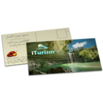 POSTAIS COUCHÊ 275G SEM VERNIZ 182X102MM Colorido frente e verso - 100 un.