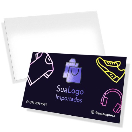 POSTAIS COUCHÊ 300G LAM FOSCA FRENTE E VERNIZ LOCAL FRENTE 180X98MM Colorido frente - 1000 un.