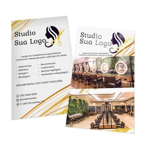 POSTAIS COUCHÊ 300G LAM FOSCA FRENTE E VERNIZ LOCAL FRENTE 90X147MM Colorido frente e verso - 500 un.